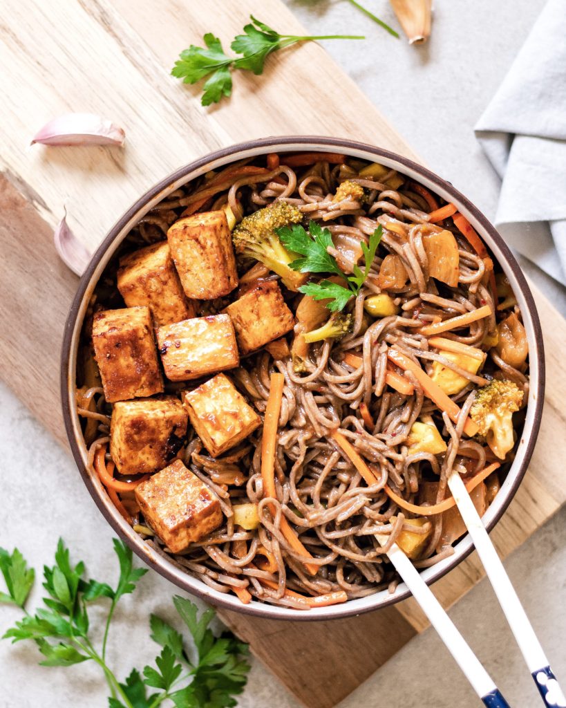 Sweet & spicy miso tofu (vegan, GF option) – vegamelon