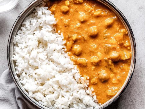 Chickpea thai best sale red curry